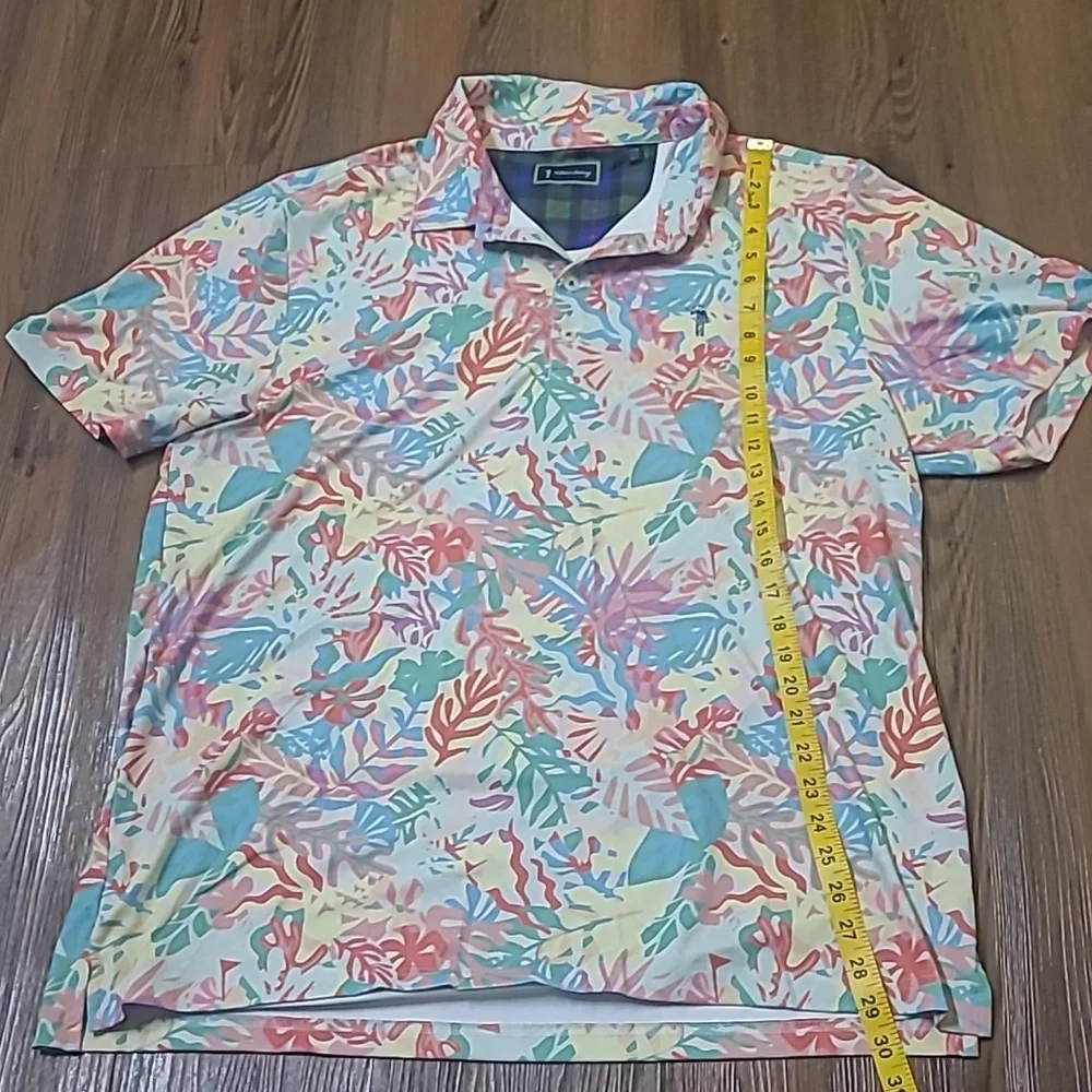 Colorful Tropical Print Men's Short Sleeve Shirt for‎ men zise XL